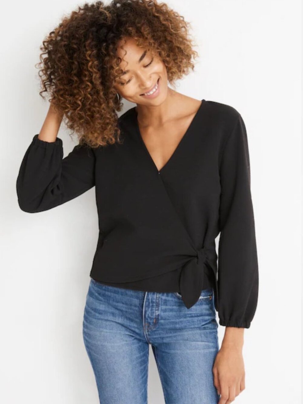 Madewell Wrap Style Blouse